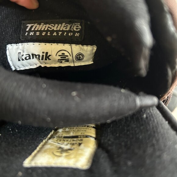 Kamik Montana2 Waterproof Thinsulate Boots Men's Size 13 Brown Suede - Picture 11 of 11